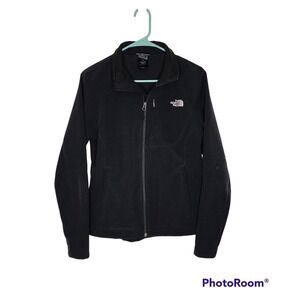 The North Face Softshell Black Jacket Fleece Lined Women's Size Medium